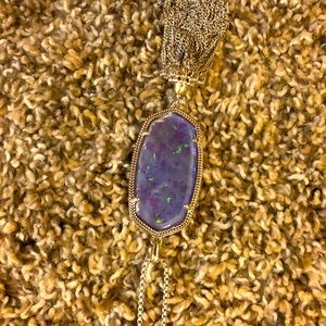 Rayne purple amethyst illusion necklace